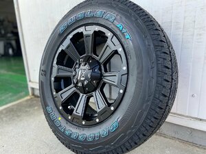 ブリヂストン デューラー A/T001 225/70R16 デリカD5 エクストレイル アウトランダー CX5 LEXXEL【DeathRock】タイヤホイール 16インチ