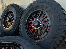 背面用付き（5本セット）PreDator ヨコハマ ジオランダー MT G003 265/70R17 285/70R17 ジープ ラングラー JK JL タイヤホイールセット_画像1