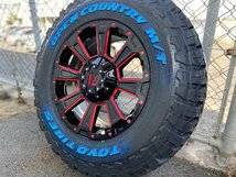 TOYO オープンカントリー MT 225/75R16 RAV4 デリカD5 エクストレイル 16インチ タイヤホイールセット 4本セット DeathRock_画像1