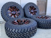 120 150 プラド ハイラックス サーフ FJクルーザー H3 マッド ヨコハマ ジオランダー MT G003 265/70R17 285/70R17 17インチ DeathRock_画像2