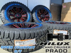 サマータイヤ プラド ハイラックス サーフ TOYO オープンカントリーRT 265/70R17 265/65R17 285/70R17 DeathRock 17インチ