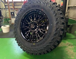 LEXXEL PreDator ヨコハマ ジオランダー MT G003 265/70R17 285/70R17 ジープ ラングラー JK JL タイヤホイールセット 新品4本セット