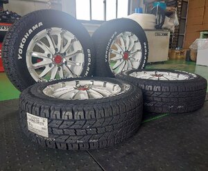 Bouny Collection BD12 車検対応 16インチ ヨコハマ ジオランダー AT 215/65R16 C ホワイトレター