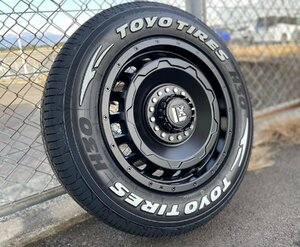 車検対応タイヤホイールセット ハイエース レジアスエース TOYO H30 215/65R16 16インチ 4本セット 1台分 LEXXEL SwaGGer