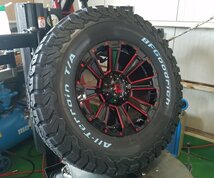 レッド LEXXEL DeathRock サーフ プラド ハイラックス H3 FJ 17インチ BF グッドリッチ オールテレーン KO2 265/65R17 265/70R17 285/70R17_画像3