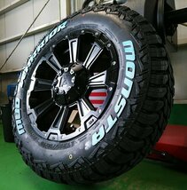 デリカD5 クロスロード エクストレイル CHR 16インチ デスロック DeathRock MONSTA モンスタ マッド 215/70R16 ホワイトレター_画像4