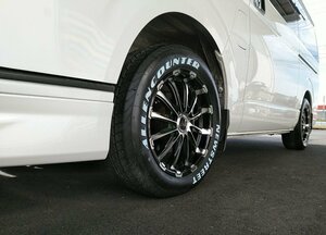 オーレンカウンター ホワイトレター 215/65R16 ハイエース 200系 タイヤホイールセット 16インチ BD12