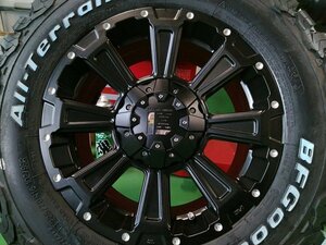 デリカ D5 エクストレイル CHR クロスロード タイヤホイールセット BFGoodrich オールテレーン KO2 225/70R16 16インチ DeathRock