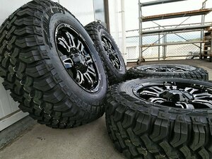 ファルケン WILDPEAK M/T01 265/70R17 タイヤホイール 新品4本セット 17インチ Balano プラド ハイラックス サーフ FJ サバーバン タホ Ｈ3