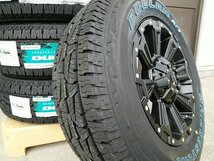 高性能 SUV ブリヂストン デューラー AT 225/70R16 デリカD5 エクストレイル RAV4 CHR CX3 CX5 16インチ タイヤホイール DeathRock_画像5