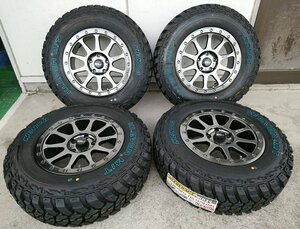 デリカD5 エクストレイル CHR クロスロード タイヤホイールセット ROT RO401 KENDA KLEVER M/T 225/75R16 新品4本