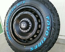 当社在庫有 ジムニー JB64 JB23 タイヤホイール LEXXEL SwaGGer トーヨー オープンカントリーR/T 185/85R16 ホワイトレター_画像6