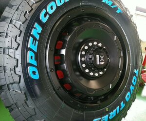 ジムニー シエラ JB74 タイヤホイール TOYO オープンカントリーMT 225/75R16 ホワイトレター 16インチ SwaGGer