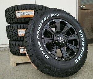 トーヨー オープンカントリー RT 235/70R16 ホワイトレター タイヤホイールセット デリカD5 エクストレイル RAV4 16インチ DeathRock