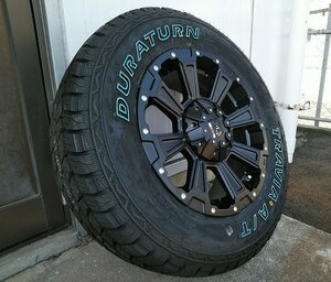 ハイエース レジアスエース 200系 タイヤホイール 16インチ DeathRock デスロック デュラターン AT 215/70R16 アウトラインホワイトレター