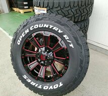 デリカD5 エクストレイル RAV4 TOYO オープンカントリー RT 235/70R16 人気 タイヤホイールセット 16インチ DeathRock_画像1