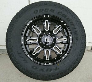 SALE プラド ハイラックス サーフ FJ サバーバン タホ Ｈ3 17インチ Balano トーヨー オープンカントリー AT+ 265/65R17