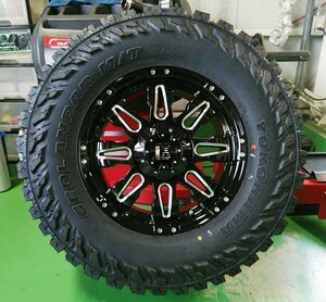 Jeep ラングラー JK JL タイヤホイール Balano ヨコハマ ジオランダー G003 M/T 265/70R17 285/70R17