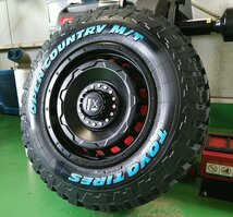 ジムニー シエラ JB74 TOYO オープンカントリー MT 225/75R16 ホワイトレター タイヤホイール 16インチ SwaGGer 新品4本セット_画像5