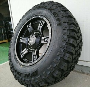 ファルケン WILDPEAK MT01 265/70R17 タイヤホイール 新品4本セット 17インチ OutLaw プラド ハイラックス サーフ FJ サバーバン タホ Ｈ3