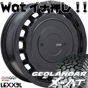 サマータイヤ JB74 ジムニー シエラ JB74 新品タイヤホイール4本セット ヨコハマ ジオランダー X-AT 235/70R16 215/70R16