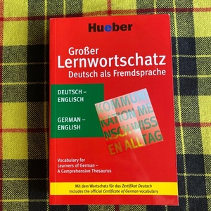 Hueber / Grosser Lernwortschatz Deutsch als Fremdsprache / DEUTSCH - ENGLISCH GERMAN - ENGLISH