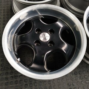 管理番号：S2-85【4本価格】【15x7J 4x100 ET+37 ハブ64】RH ARTEC・ロードスター等・深リム・直接引取可能・下取り可能の画像7