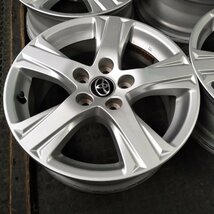 管理番号：Ｓ2-88【４本価格】【16x6.5J 5x114.3 ET+33 ハブ60】トヨタ純正・30系アルファード等・店頭直接引取可能・下取り可能_画像5