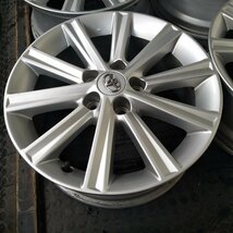 管理番号：S2-143【4本価格】【17x7J 5x114.3 ET+45 ハブ60】トヨタTOYOTA純正・カムリ等・直接引取可能・下取り可能_画像5