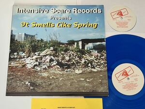 【BLUEカラー盤/VA】It Smells Like Spring 2LP INTENSIVE SCARE RECORDS ISLP3 97年希少PUNKコンピ,Hellacopters,Electric Frankenstein,