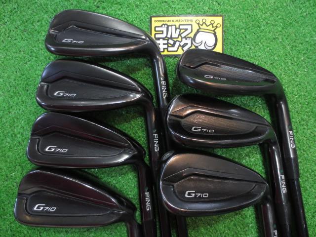 PING ピン G710 黒ドット アイアン 5本 S-