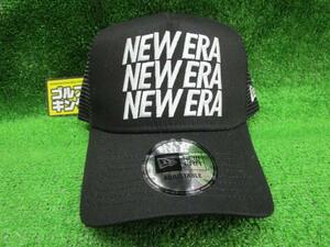 GK尾張旭◇ 新品392 【NEWERA】9FORTY A-Frame トラッカー In a Row ワードマークロゴ◆ブラック◆13515876-OSFM◆おすすめ◆