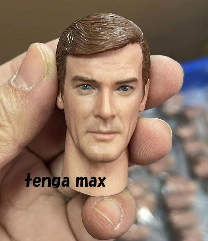 General purpose ★ 1/6 British spy Roger Moore custom head ★ Action figure exclusive 007 Model Fit 12 Action Figure C754, doll, Character Doll, Custom Doll, others