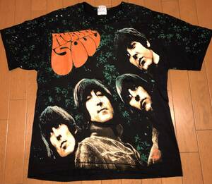 90's ビートルズ 総柄 Tシャツ The Beatles Rolling Stones KISS Pink Floyd Led Zeppelin MOSQUITO HEAD