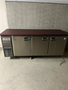 031804A3 フクシマ 業務用冷蔵庫 コールドテーブル YRC-180RE2 100V W180 2018年製 直接引き取り推奨