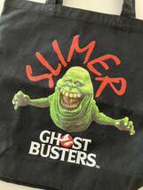 GHOST BUSTERS(ゴーストバスターズ)トートバッグ/ブラック/SLIMER(スライマー)_画像2