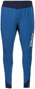 【KCM】Z-athlet-76-M★展示品★【ATHLETA/アスレタ】メンズ　プラクティスロングパンツ　02327　ネイビー　サイズM　サッカー