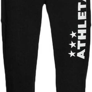 【KCM】Z-athlet-39-M★展示品★【ATHLETA/アスレタ】メンズ スウェットパンツ 裏起毛 03331 ブラック サイズM サッカー トレーニングの画像1