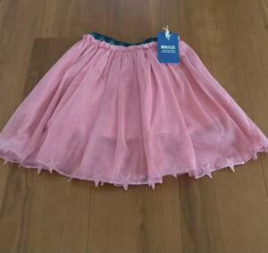 BREEZE child clothes baby Kids girl skirt chu-ru pretty soft pink 90 unused 