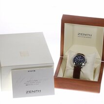 訳あり ゼニス ZENITH 01.0500.420 クラス エルプリメロ クロノグラフ 手巻き メンズ 箱付き_731597【ev20】_画像2