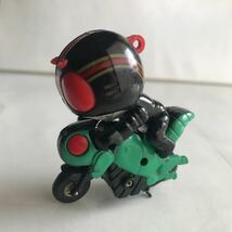 ■昭和レトロ 仮面ライダーBLACK RX ブラック　バイク　フィギュア人形　当時物c■検）おまけ食玩消しゴム昔グリコ古い森永おもちゃ玩具_画像1