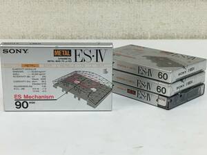 ●○V253 未開封 カセットテープ SONY METAL POSITION Establiss Mechanism ES・Ⅳ/90 他 4本セット○●