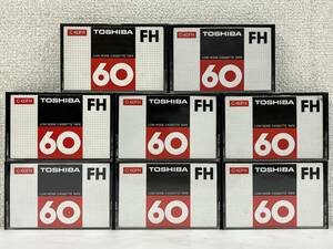 ●○V354 TOSHIBA カセットテープ C-60FH 8本セット○●