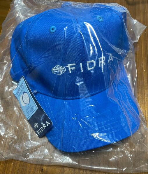 FIDRA フィドラ　キャップ　ゴルフ　吸汗・速乾素材　ブルー