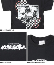 【新品】 3L ブラック 必殺仕事人V 半袖 Tシャツ メンズ 大きいサイズ パチンコ ロゴ バック プリント クルーネック カッ_画像7