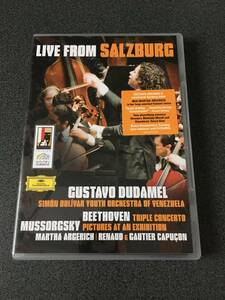 ★☆【DVD】LIVE FROM SALZBURG アルゲリッチ ルノー＆ゴーティエ・カプソン ドゥダメル&SBYOV☆★