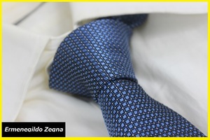 [ бесплатная доставка ] новый товар L me винт rudo* Zegna (Ermenegildo Zegna) 100% шелк микро дизайн рисунок галстук Thai ( бледный голубой )NO.106