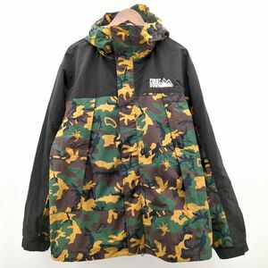 FIRST DOWN F441001 モータウンジャケット カモフラージュ柄 SIZE L ナイロン 未使用品 ファーストダウン 迷彩柄 ◆3109/宮竹店