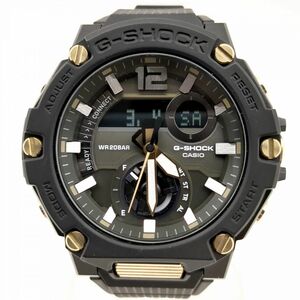 CASIO G-SHOCK GST-B300B-1AJF 203317A0932 ブラック アナログ ソーラー電池 腕時計 カシオ ジーショック ◆3109/宮竹店