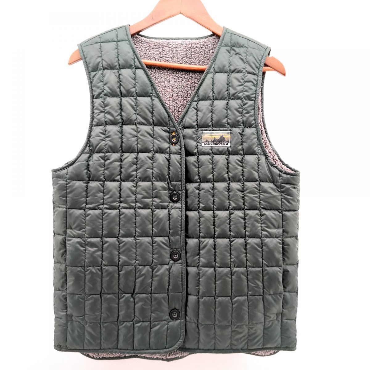 FA18 patagonia リサイクルウールベスト XS パタゴニア レビュー高評価